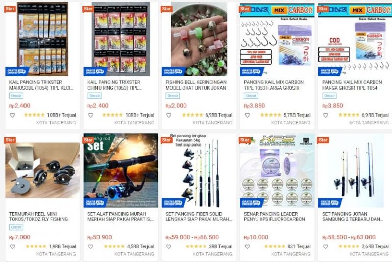 10 Rekomendasi Toko Pancing Di Shopee Termurah Dan Terlengkap