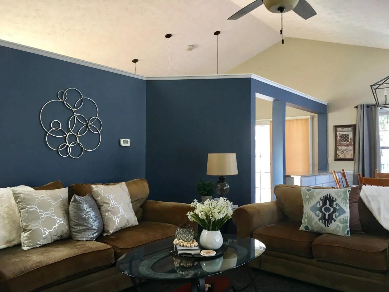 Living Room Accent Walls: A Splash of Color and Texture
