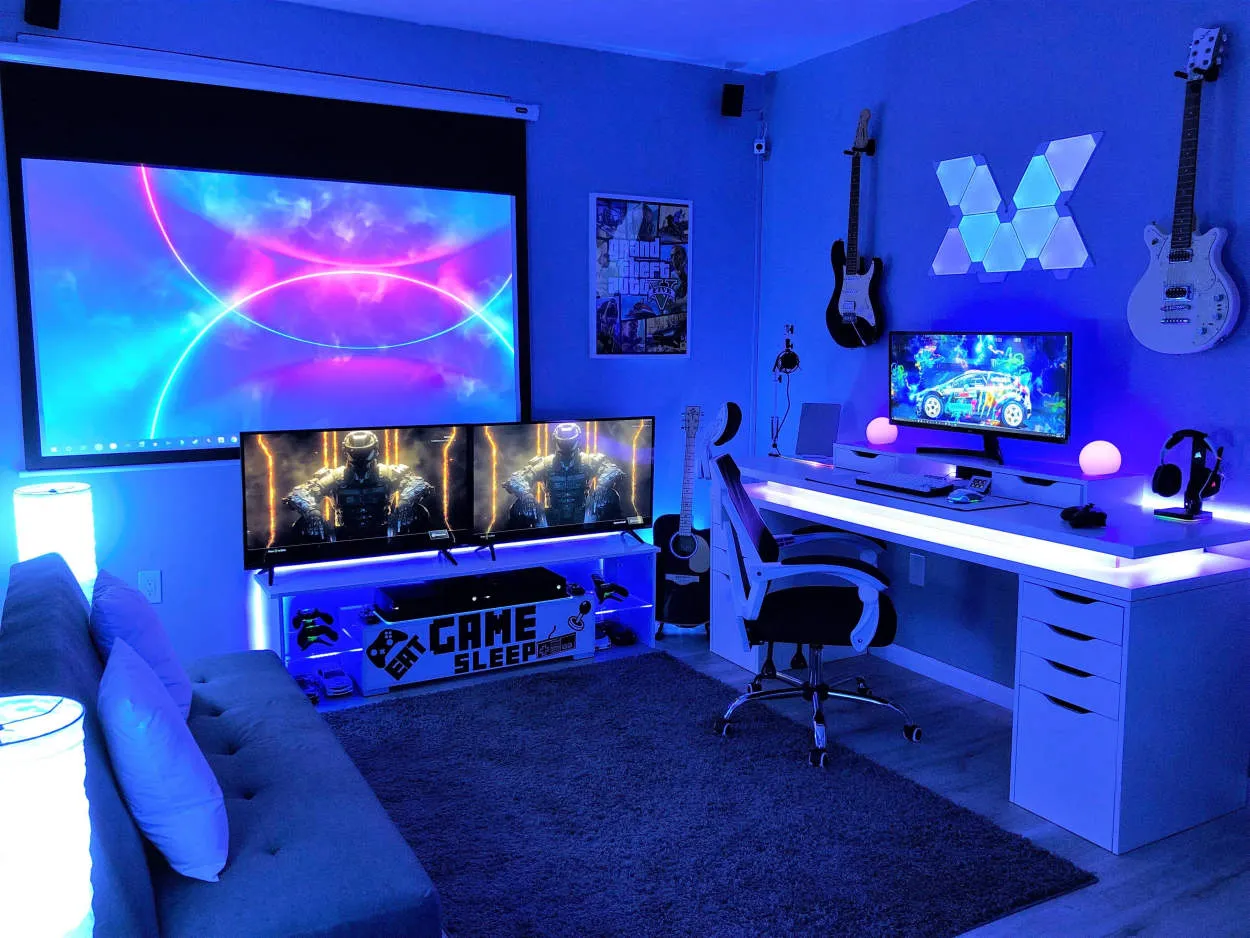 The Ultimate Gaming Living Room Setup