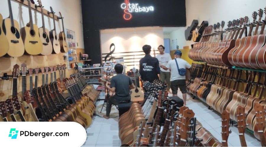 Toko gitar di Surabaya terlengkap